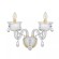 Бра Lumina Deco Eliza LDW 7028-2 WT