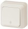 Б0027638 2-103-02 Intro Переключатель, 10А-250В, IP20, ОУ, Quadro, сл.кость (10/200/3600)