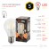 Лампочка светодиодная ЭРА F-LED A60-5W-827-E27 Е27 / Е27 5Вт филамент груша теплый белый свет