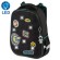 Ранец BRAUBERG PREMIUM, 2 отделения, с брелком, "Space mission", LED ЛАМПОЧКИ, 38х29х16 см, 270599