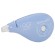Корректирующая лента BRAUBERG PASTEL 5 мм х 12 м, вращающийся наконечник 90°, механизм перемотки, корпус голубой, блистер, 272488
