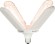 ФИТО-40W-PFR-E27-GR Фитолампа для растений светодиодная ЭРА GREEN LINE ФИТО-40W-PFR-E27-GR 4-х лепестковая полного спектра 40 Вт Е27