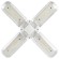 ФИТО-40W-PFR-E27-GR Фитолампа для растений светодиодная ЭРА GREEN LINE ФИТО-40W-PFR-E27-GR 4-х лепестковая полного спектра 40 Вт Е27