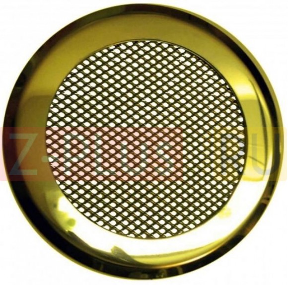 КП-100 золото решетка круглая на магнитах