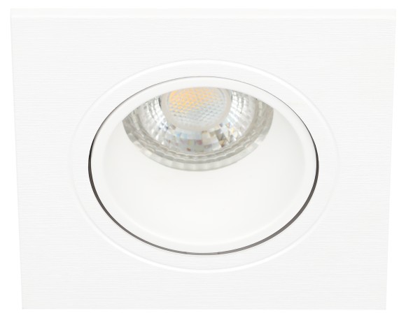 Б0054370 Встраиваемый светильник декоративный ЭРА KL90-1 WH MR16/GU5.3 белый, пластиковый