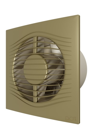 SLIM 5C Champagne Вентилятор накладной SLIM D125 обратный клапан Champagne DICITI