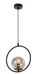 Светильник подвесной (подвес) Rivoli Misericordia 5147-201 1 х Е14 40 Вт черный/медь лофт - кантри потолочный