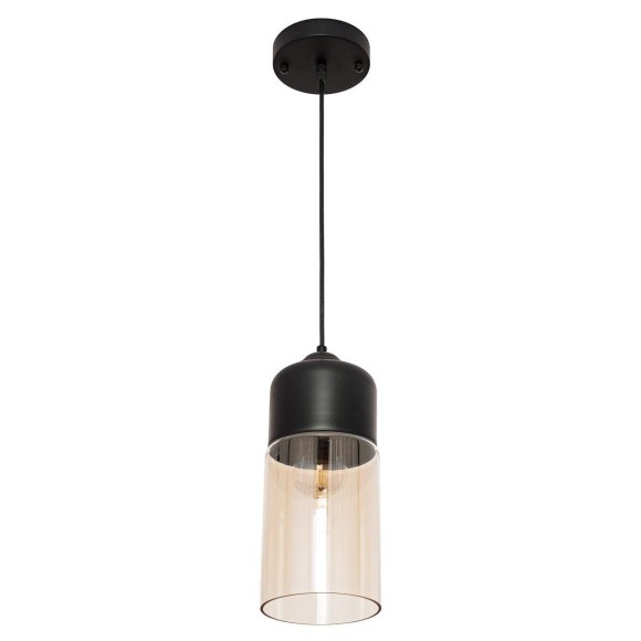 Подвесной светильник Gerhort G51129/1C BK BK+CL