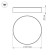 Потолочный светодиодный светильник Arlight SP-Rondo-R210-20W Warm3000 022905(2)