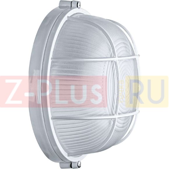 Светильник ЛОН 94 803 NBL-R2-60-E27/WH 1х60Вт E27 IP54 (аналог НПБ 1302 бел. круг с решеткой 60Вт) Navigator 94803