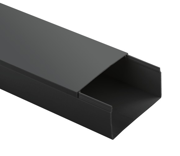 Б0061659 Кабель-канал ЭРА KK-B-80-60 черный 80x60мм 8м