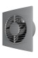 SLIM 5C Gray metal Вентилятор накладной SLIM D125 обратный клапан Gray metal DICITI