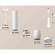 Комплект подвесного светильника Ambrella light Techno Spot XP1122002 SWH/FR белый песок/белый матовый (A2301, C6355, A2010, C1122, N7120)