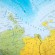 Карта России политико-административная 157х107см, 1:5,5М, в тубусе, интерактивная, BRAUBERG, 112400