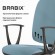 Кресло BRABIX "Prestige Start MG-312", эргономичная спинка, ткань, бирюзовое, 531921