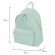 Рюкзак BRAUBERG CELEBRITY универсальный, экокожа, бирюзовый, 41х32х14 см, 227101