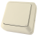 SQ1801-0002 Выключатель 1-кл. открытой установки IP20 10А, сл. кость Ладога