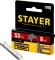 STAYER тип 53 (A/10/JT21), 6 мм, 1000 шт, калибр 23GA, скобы для степлера, Professional (3159-06)