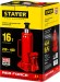 STAYER RED FORCE, 16 т, 230 - 460 мм, бутылочный гидравлический домкрат, Professional (43160-16)