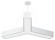 Б0058886 Светильник LED ЭРА Geometria SPO-142-W-40K-044 Igrek 44Вт 4000K 3000Лм IP40 800*80 белый подвесной драйвер внутри