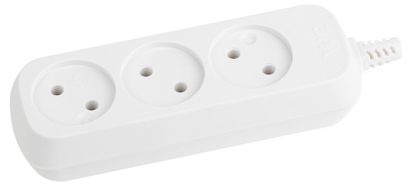Б0028331 Колодка ЭРА KX-3 3 розетки без зазeмления