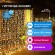 Электрогирлянда-занавес уличная "Штора" 2х2 м, 304 LED, теплый белый, 220 V, контроллер, ЗОЛОТАЯ СКАЗКА, 591301