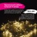 Электрогирлянда-занавес уличная "Штора" 2х2 м, 304 LED, теплый белый, 220 V, контроллер, ЗОЛОТАЯ СКАЗКА, 591301