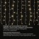 Электрогирлянда-занавес уличная "Штора" 2х2 м, 304 LED, теплый белый, 220 V, контроллер, ЗОЛОТАЯ СКАЗКА, 591301