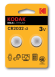 Батарейки Kodak CR2032-2BL MAX Lithium (60/240/43200)