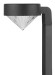 Б0007511 SL-PL42-DMD ЭРА Садовый светильник на солнечной батарее, пластик, черный, 42 см (24/672)