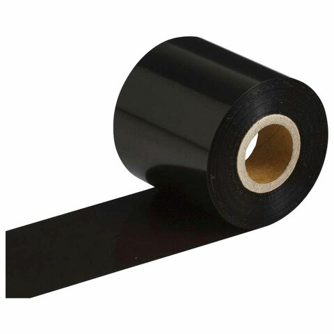 Риббон WAX/RESIN, 30мм х 300м, диаметр втулки 25,4мм (1 дюйм), красящий слой наружу (, 364616