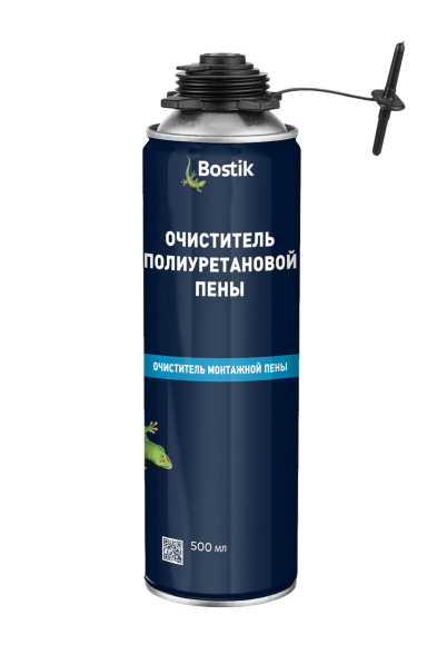 10211 Пена монтажная Bostik 10211 очиститель ПУ пены 500 мл.