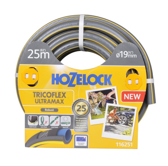 116251 Шланг для полива HoZelock 116251 ПВХ TRICOFLEX ULTRAMAX 19 мм 25 м