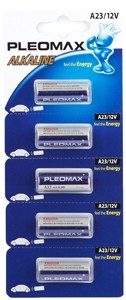 C0019257 Батарейки Pleomax A23-5BL Alkaline (125/1000/36000)