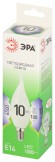 LED BXS-10W-865-E14 GL Лампочка светодиодная ЭРА GREEN LINE LED BXS-10W-865-E14 GL E14 10 Вт свеча на ветру холодный свет