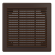 Решетка вентиляционная Р сетка разъемная 209х209 пластик Brown ERA