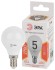 Б0028485 Лампочка светодиодная ЭРА STD LED P45-5W-827-E14 E14 / Е14 5Вт шар теплый белый свет