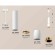 Комплект подвесного светильника Ambrella light Techno Spot XP1122030 SWH/PYG белый песок/золото желтое полированное (A2301,C6355,A2062,C1122,N7034)
