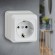 Б0027649 2-202-01 Intro Розетка 2P+E Schuko, 16А-250В, IP20, ОУ, Quadro, белый (10/200/3000)