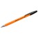 Ручка шариковая BRAUBERG "M-500 ORANGE", ЧЕРНАЯ, корпус оранжевый, узел 0,7 мм, линия письма 0,35 мм, 143449