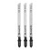 Полотна для электролобзика по дереву, 3 шт, T101BF, 75 x 2.5 мм, Bimetal Matrix Professional