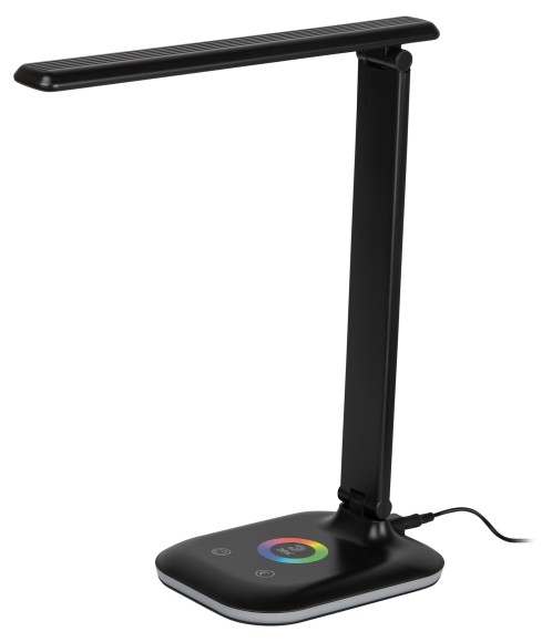 Б0057195 Настольный светильник ЭРА NLED-502-11W-BK светодиодный с RGB ночником черный