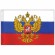 Флаг России 90х135 см с гербом, ПОВЫШЕННАЯ прочность и влагозащита, флажная сетка, STAFF, 550228