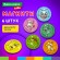 Магниты стеклянные 35 мм, НАБОР 6 шт, 3D Коты, BRAUBERG KIDS, круглые, блистер, 272516