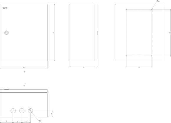 Б0041654 Корпус металлический ЭРА SIMPLE ЩМП-03 (360х300х175) IP31 УХЛ3 серый