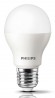 Лампочки светодиодные Philips ESS LEDBulb А55 11Вт 3000К Е27 / E27 груша матовая теплый белый свет набор 2 штуки