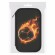 Пенал ЮНЛАНДИЯ, 3 отделения, картон с эффектом soft-touch, 19х11 см, "Fire ball", 273501