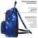 Рюкзак BRAUBERG СИТИ-ФОРМАТ универсальный, "Space", синий, 41х32х14 см, 229885