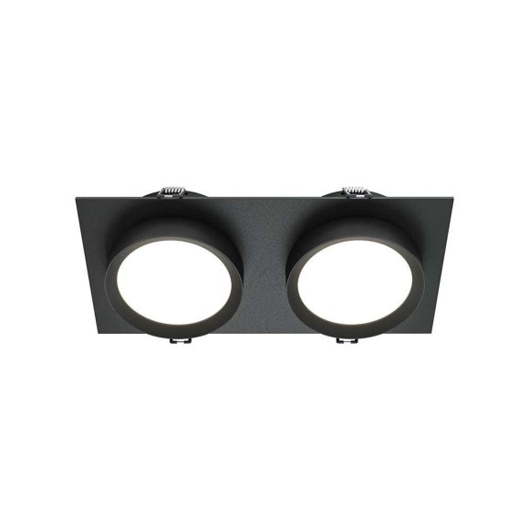 Встраиваемый светильник Maytoni Technical Hoop DL086-02-GX53-SQ-B