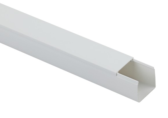 Б0031134 Кабель-канал ЭРА KK-W-25-25 белый 25x25 50м